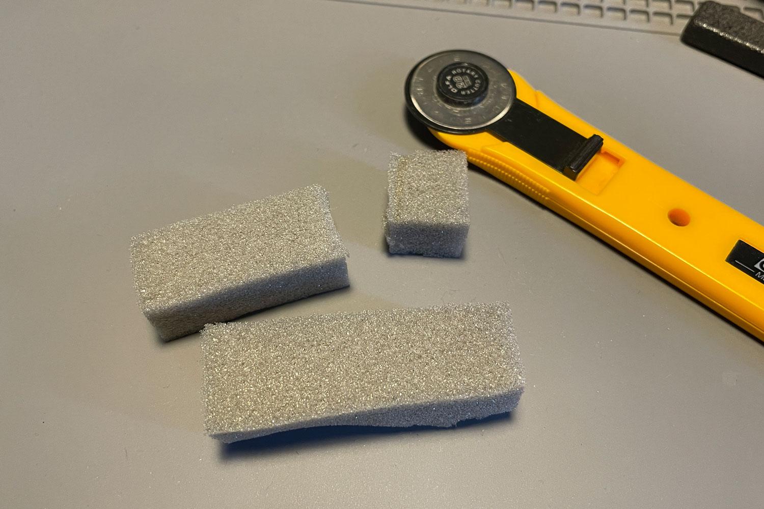 Cut sponge